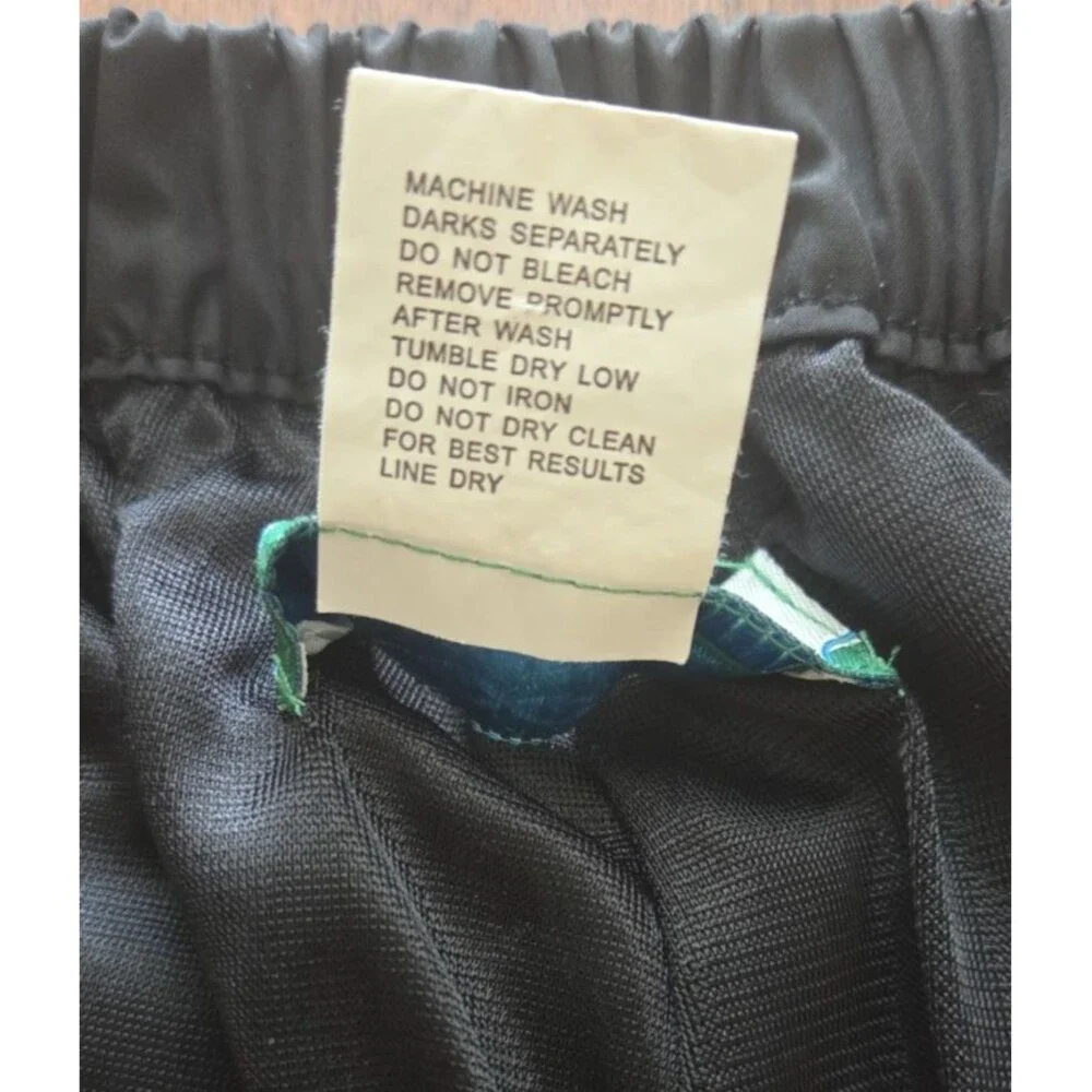 Snake Eyes Mens Golf Rain Pants Black Waterproof Mesh Lined Size XL Style 251700